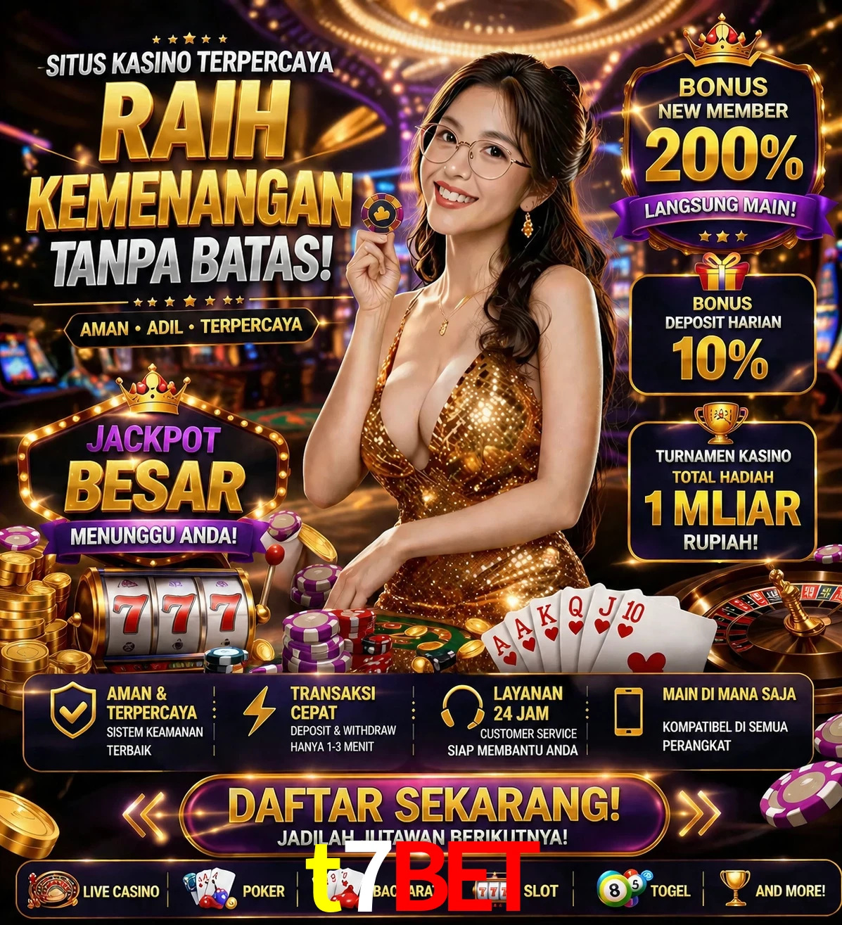 Roleta e blackjack t7bet